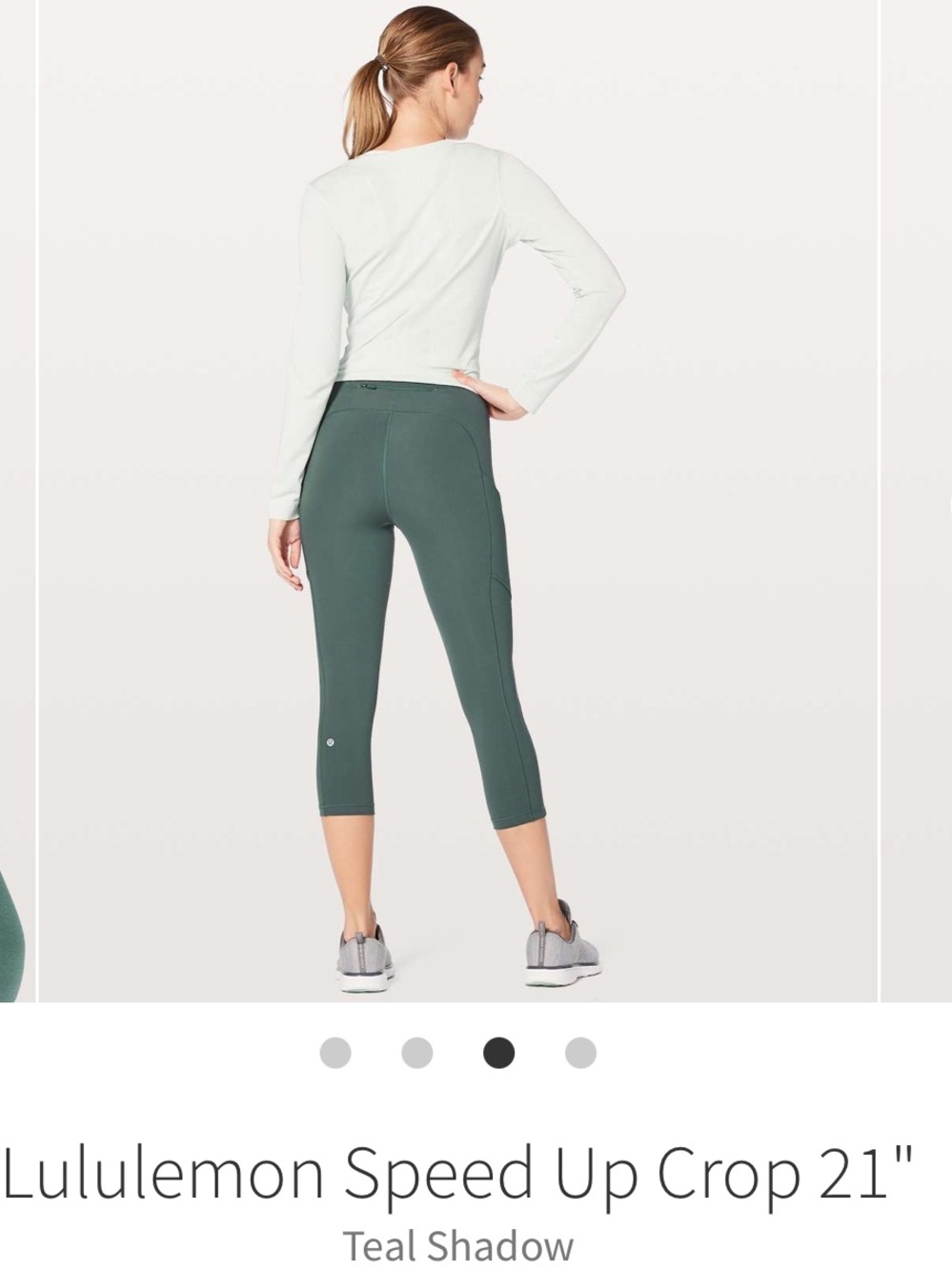 Lululemon speed up crop 21”